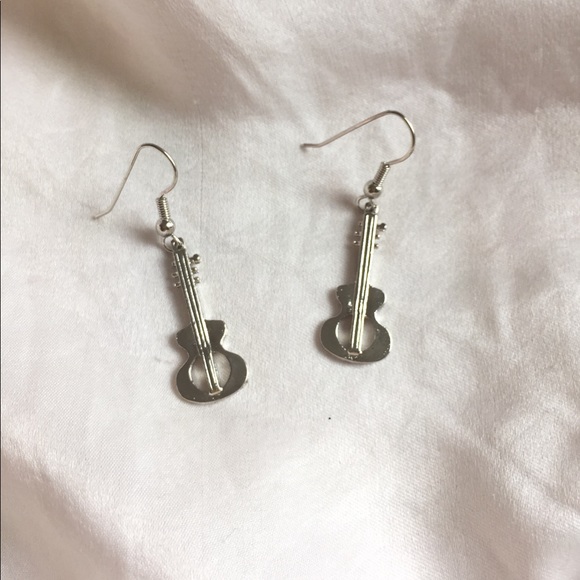 Guitar Earrings - Picture 1 of 3